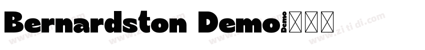 Bernardston Demo字体转换